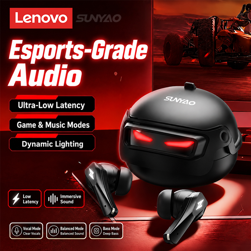 Headphones - Wybierz: Bezprzewodowe słuchawki gamingowe Lenovo GT101